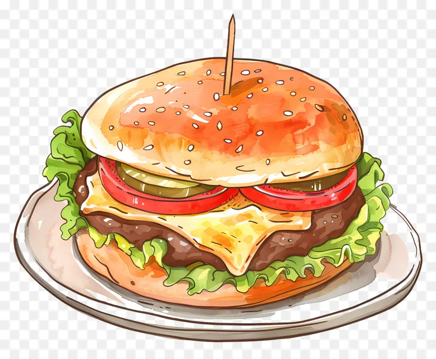 Hamburger Crémeux，Hamburger PNG