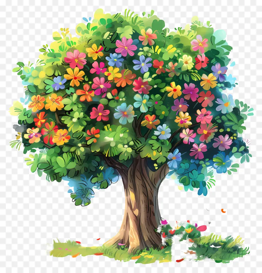 Arbre En Fleurs，Fleurs PNG