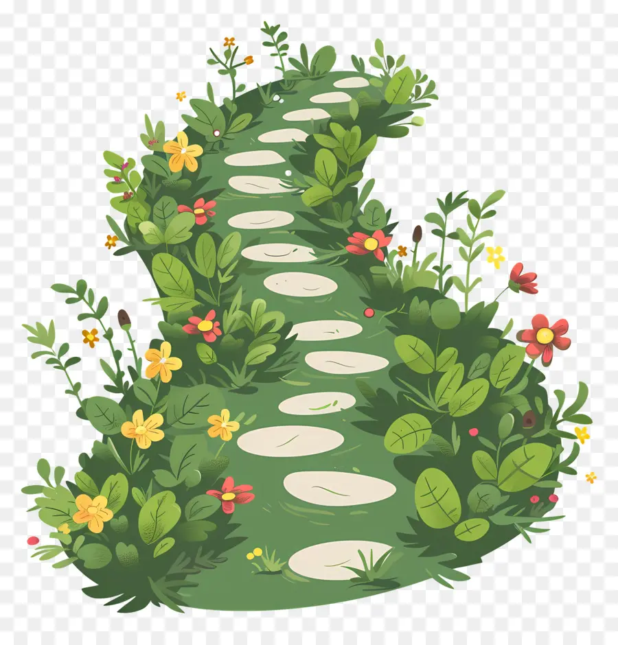 Sentiers De Randonnée，Chemin De Jardin PNG