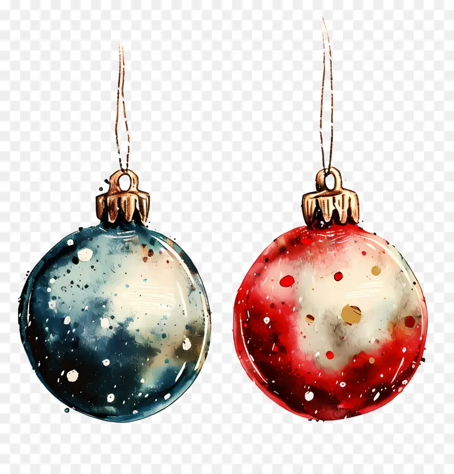 Boules De Noël，Babioles PNG