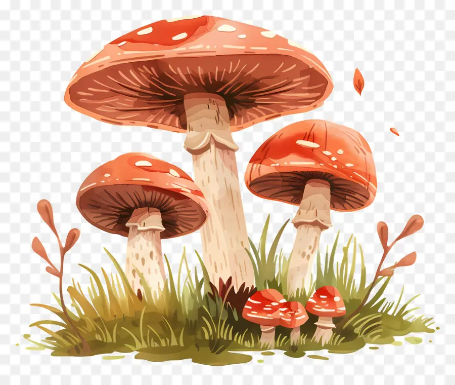 Champignons Forestiers，Champignons PNG