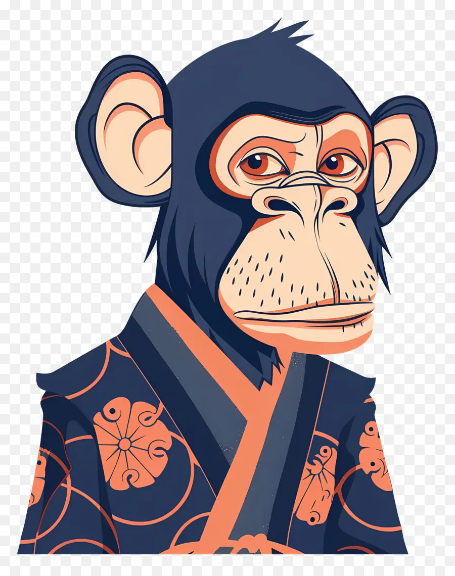 Singe，Singe En Robe PNG