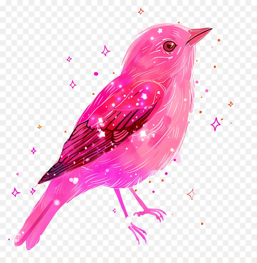 Oiseau，Rose PNG