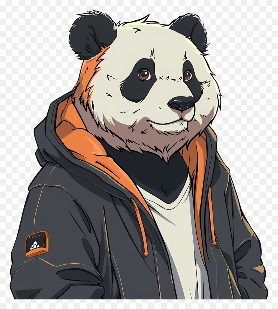 Panda，Panda En Sweat à Capuche PNG