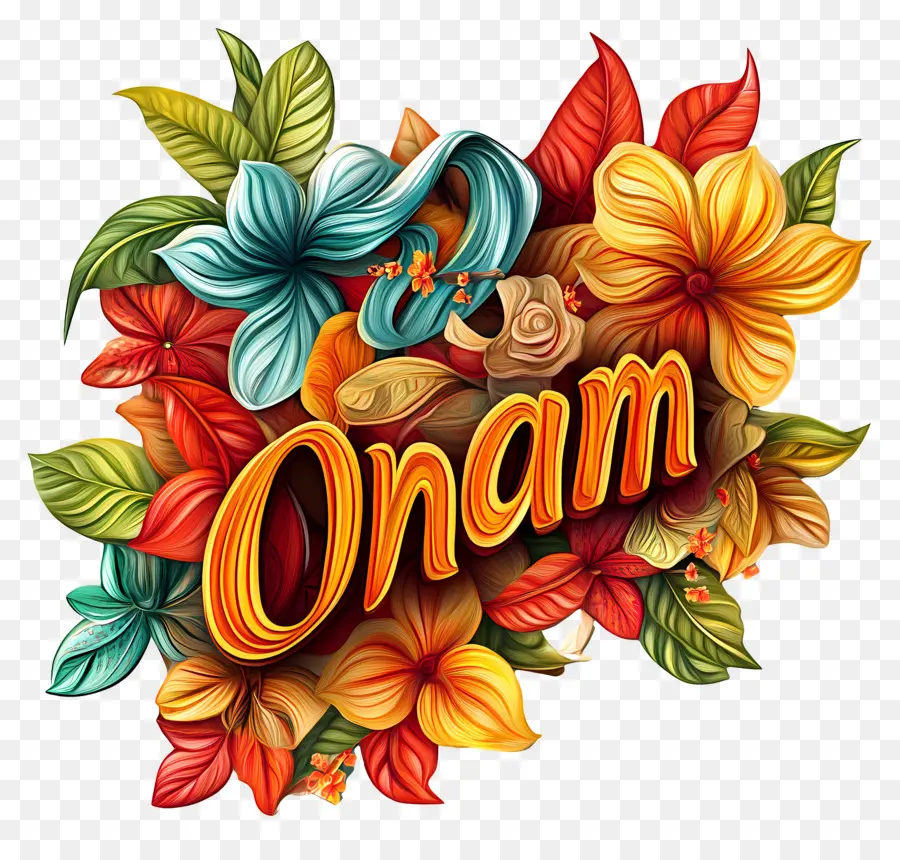 Onam，Fleurs PNG