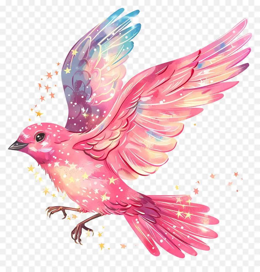 Oiseau，Rose PNG