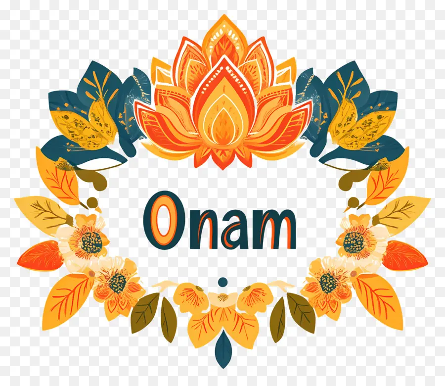 Onam，Fleurs PNG