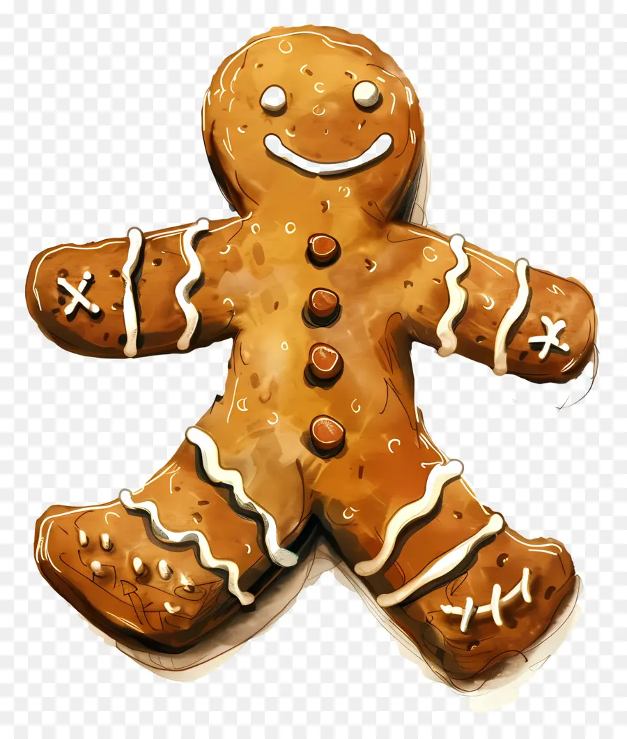 Bonhomme En Pain D'épice，Biscuit PNG