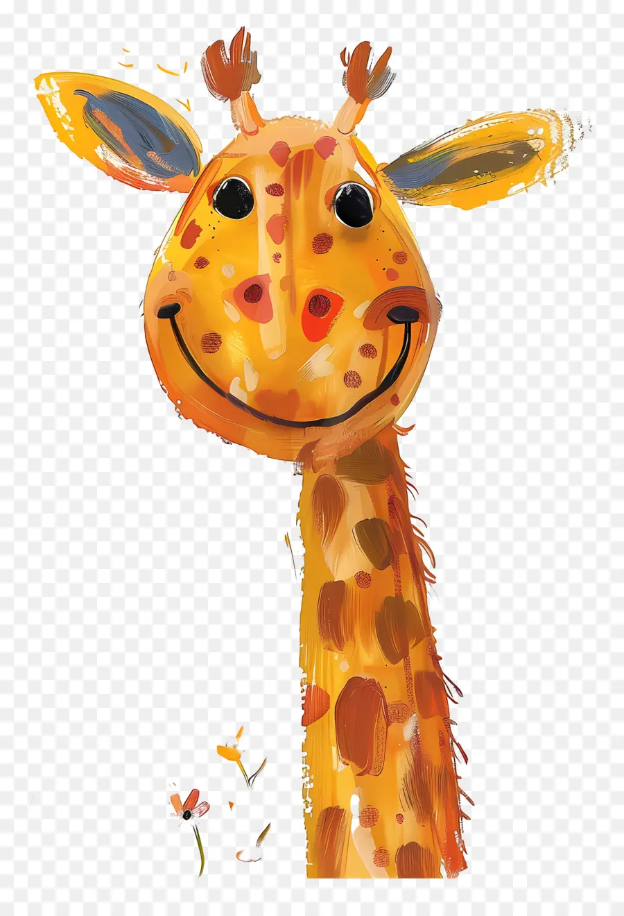 Girafe，Souriant PNG