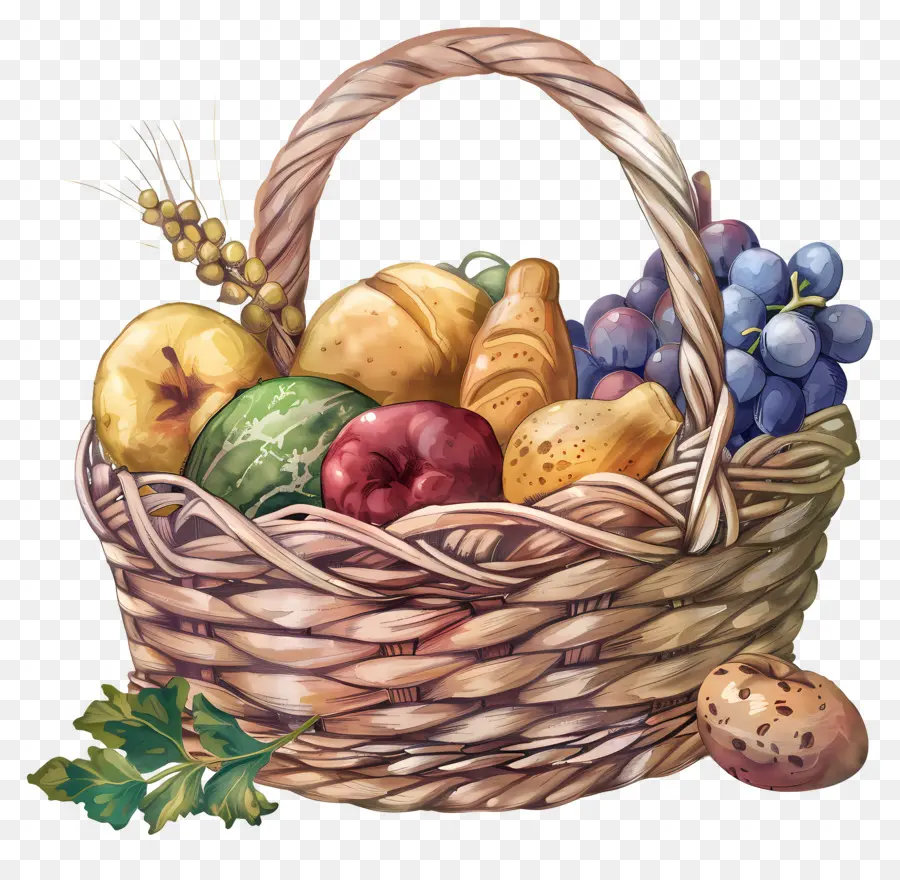 Panier Alimentaire，Panier De Légumes PNG