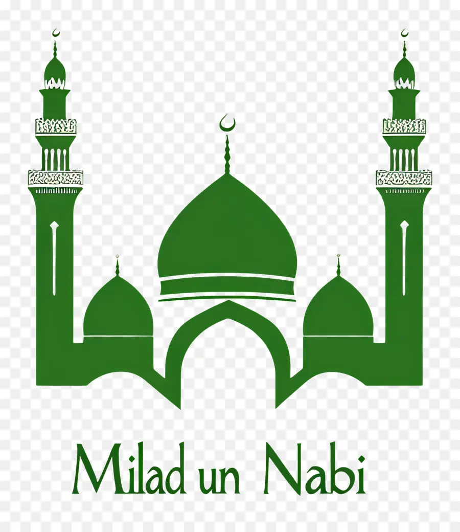 Milad Un Nabi，Mosquée Verte PNG