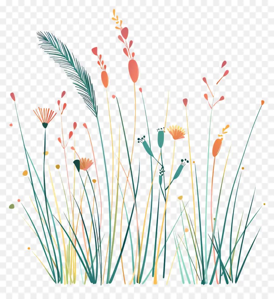 Gazon，Herbe Et Fleurs PNG