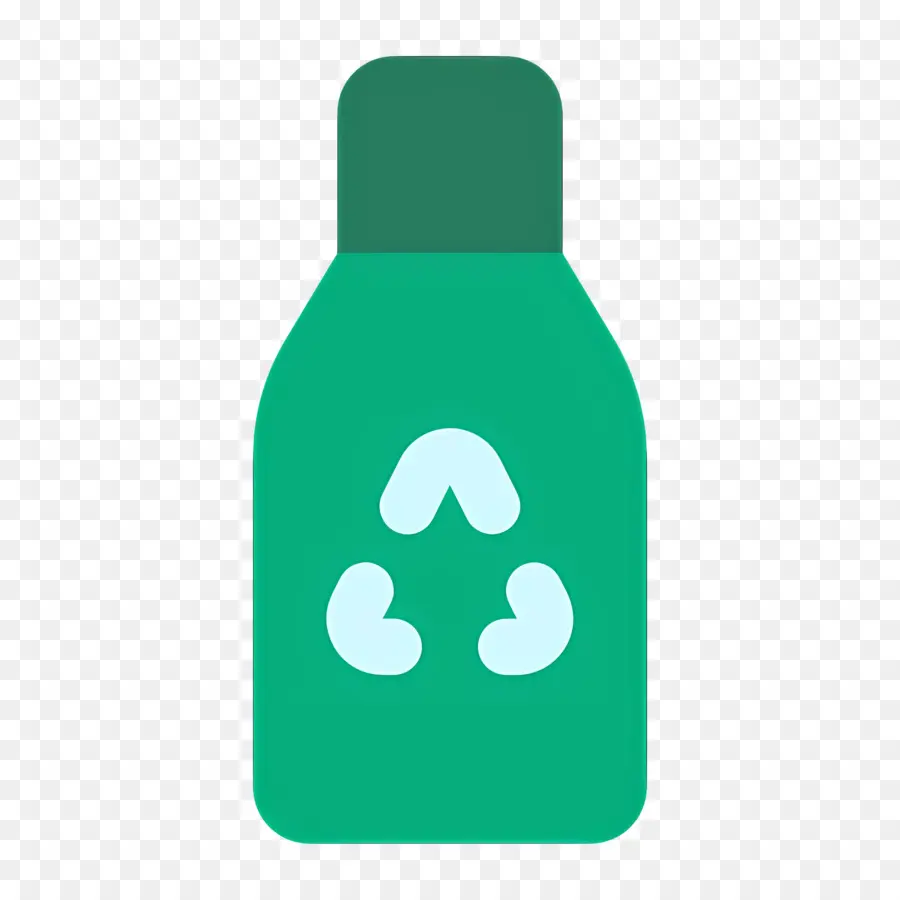 Recycler Les Bouteilles，Bouteille Verte PNG