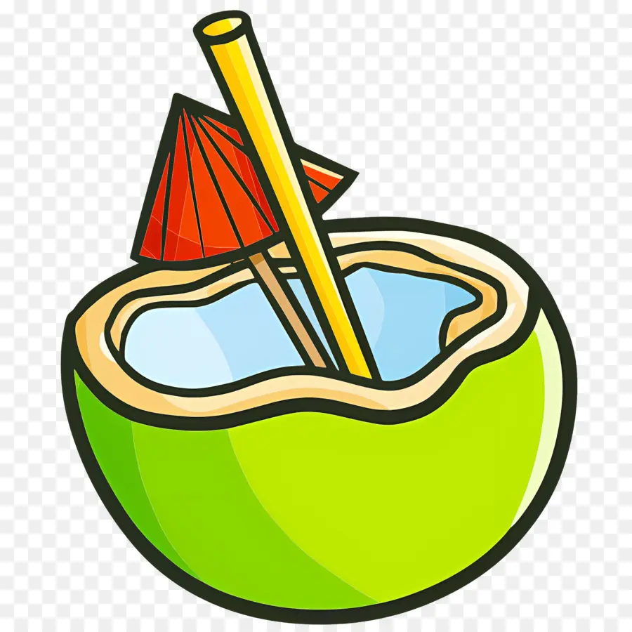 Boisson à La Noix De Coco，Noix De Coco PNG