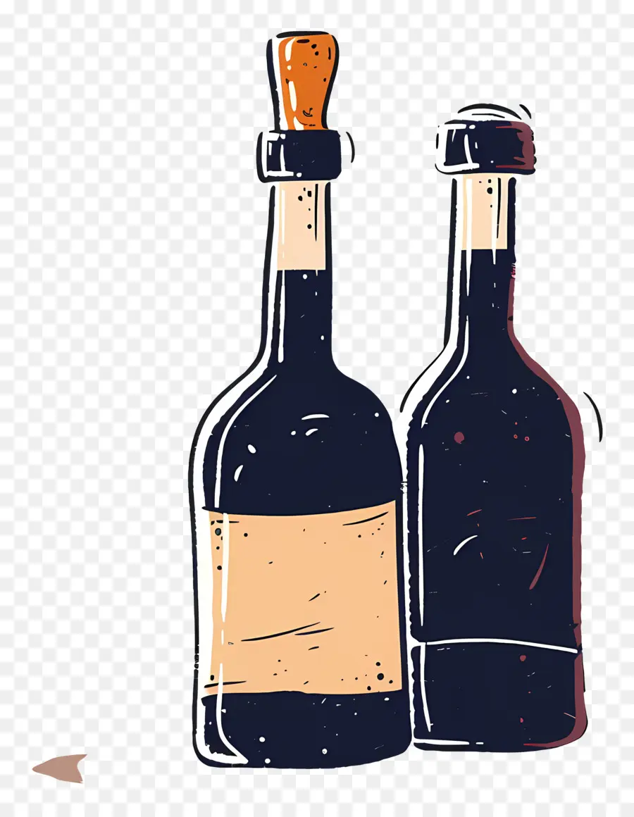 Bouteille Vintage，Bouteille De Vin PNG