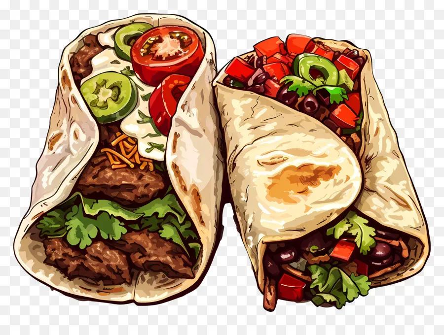 Burritos，Tacos PNG