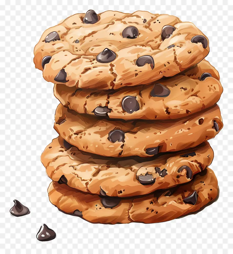 Pile De Cookies，Les Cookies PNG