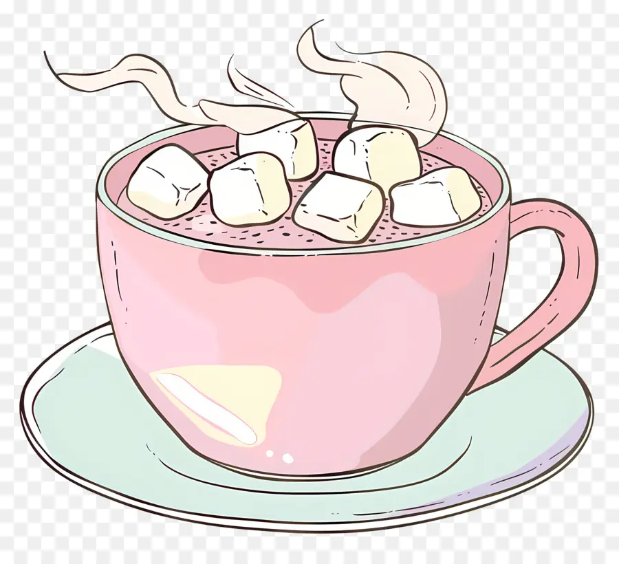 Chocolat Chaud Aux Guimauves，Chocolat Chaud PNG