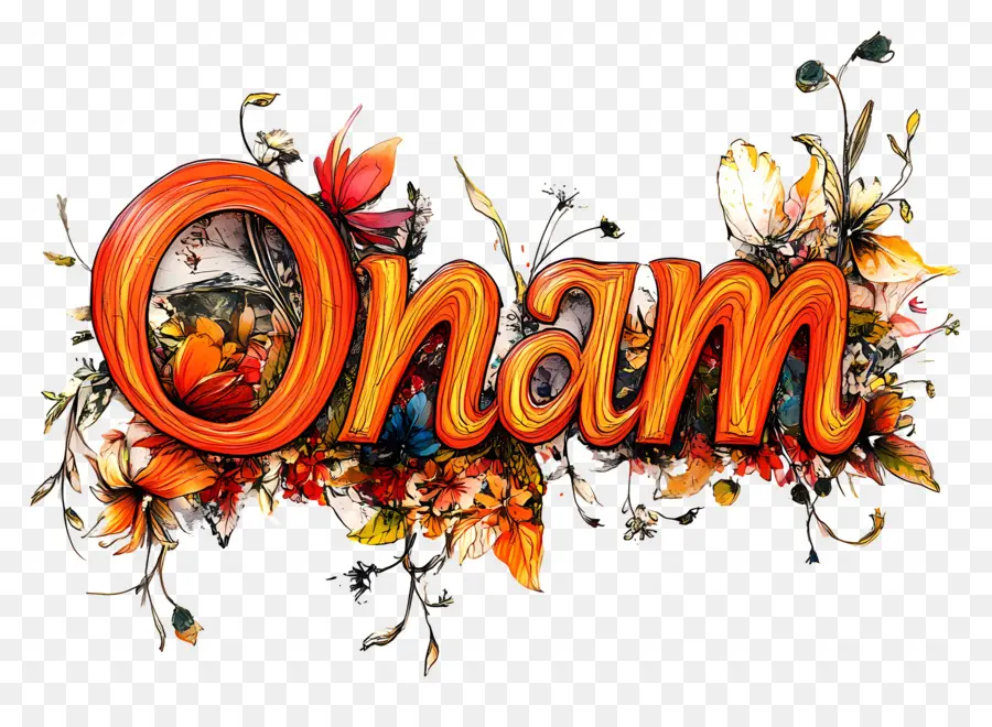 Onam，Fleurs PNG