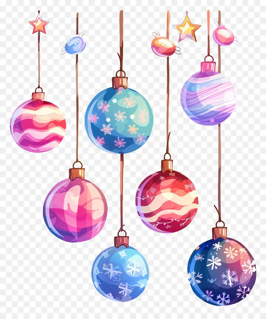 Boules De Noël，Décorations De Noël PNG