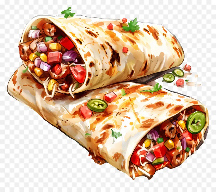 Burritos，Envelopper PNG