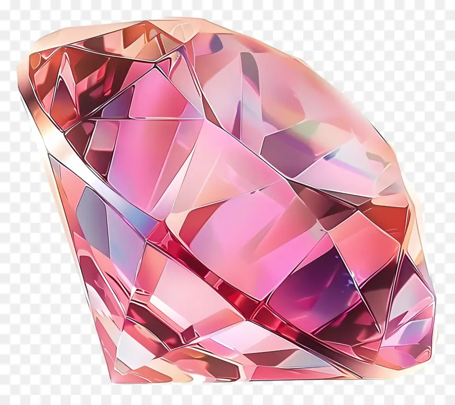 Diamant Rose，Gemme Rose PNG