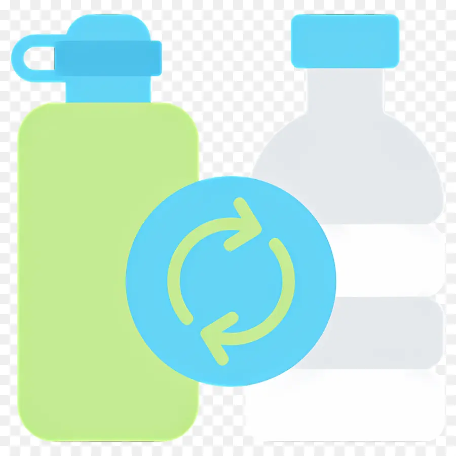 Recycler Les Bouteilles，Bouteilles D'eau PNG