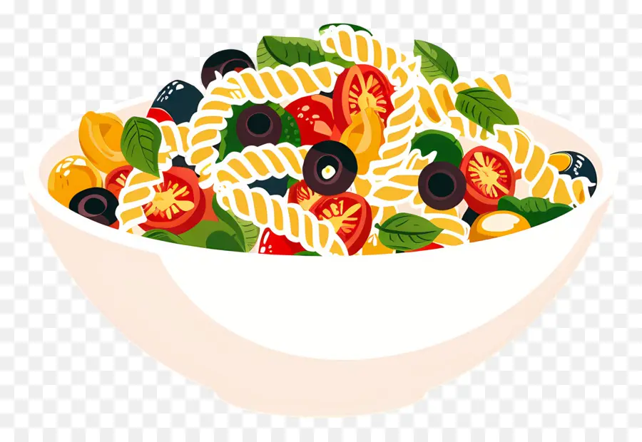 Salade De Pâtes，Tomates PNG