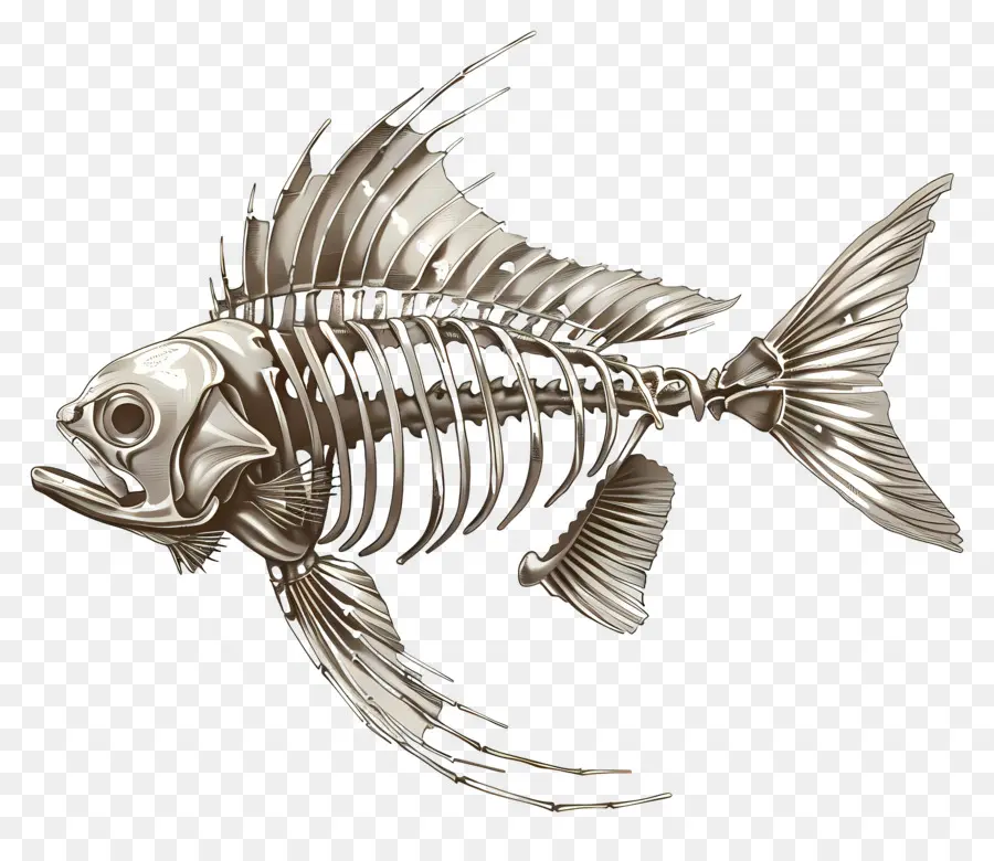 Poisson Squelette，Les Poissons PNG