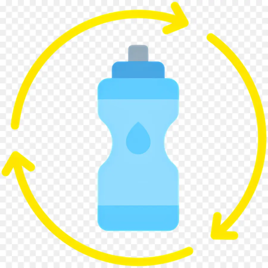 Recycler Les Bouteilles，Bouteille D'eau PNG