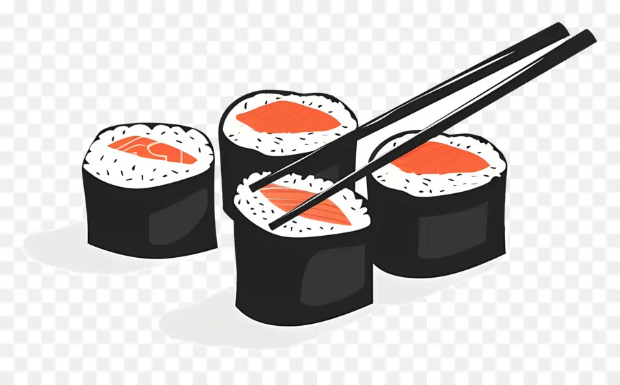 Rouleau De Sushi，Rouleaux De Sushi PNG