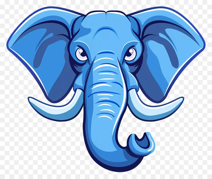 éléphant Bleu，Éléphant Mignon PNG