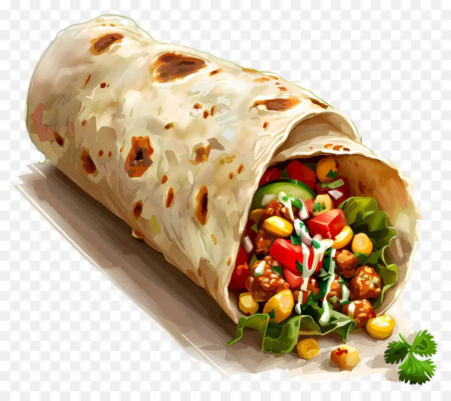 Burritos，Envelopper PNG