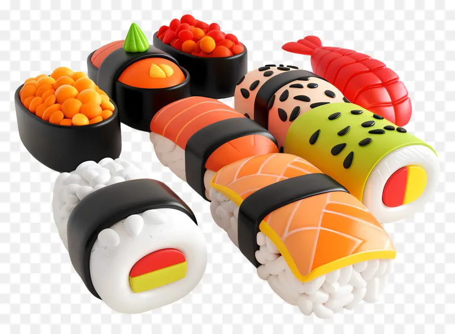 Sushi，Japonais PNG