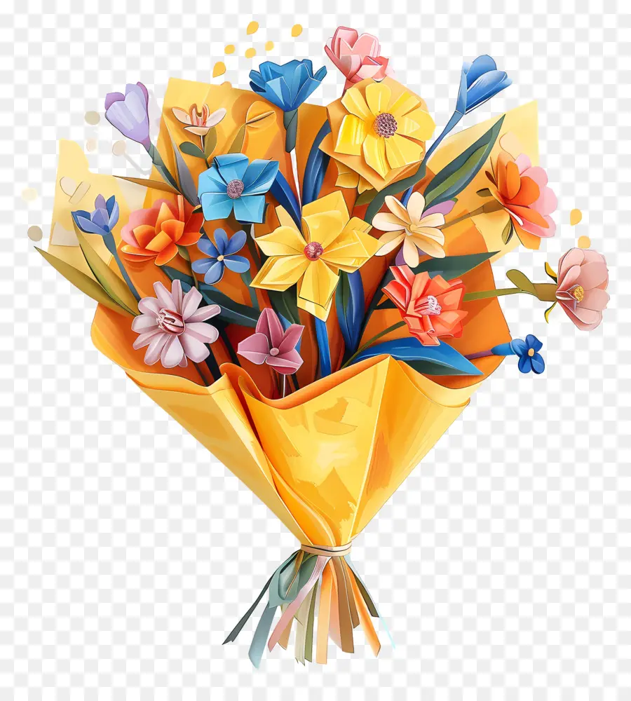 Bouquet De Fleurs，Fleurs PNG