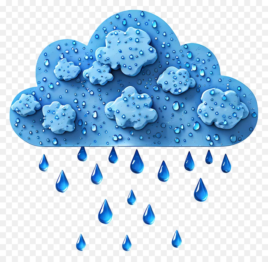 Goutte De Pluie，Nuage PNG