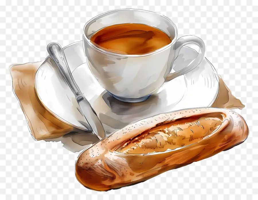 Thé Et Pain，Café Et Pain PNG