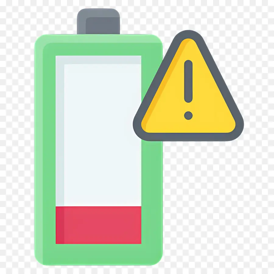 Alerte Batterie，Batterie Faible PNG