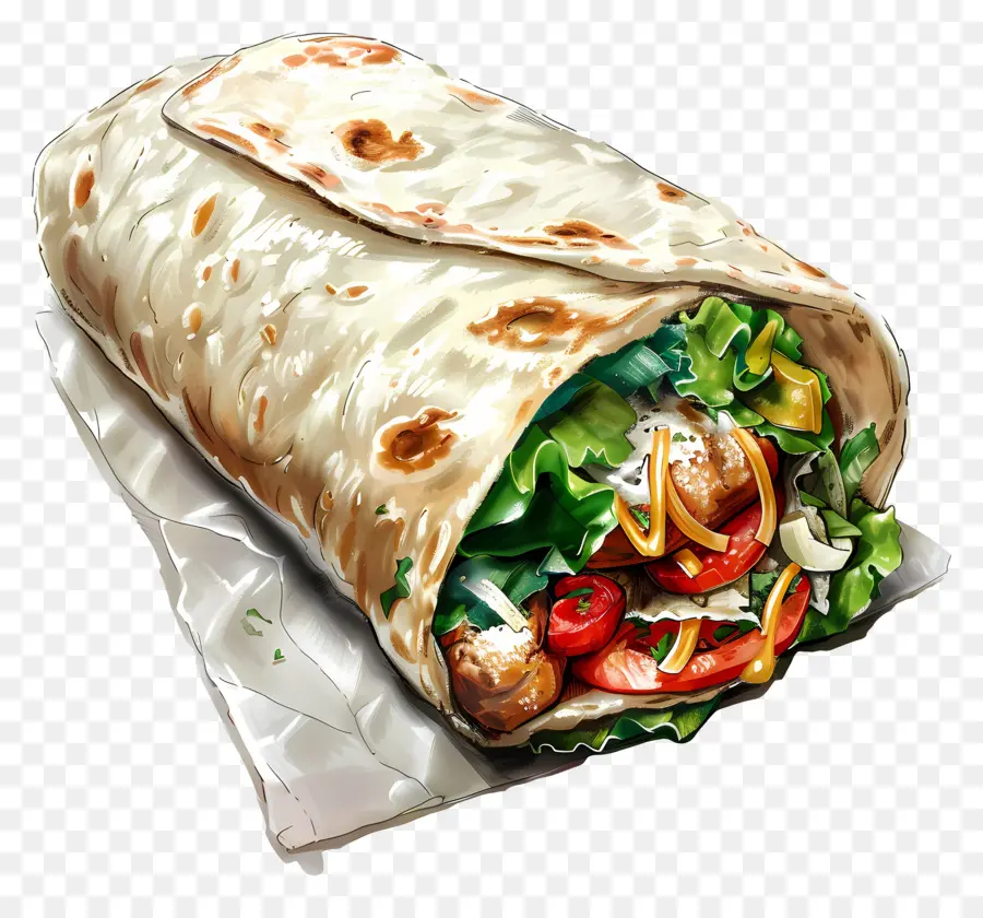 Burrito，Envelopper PNG