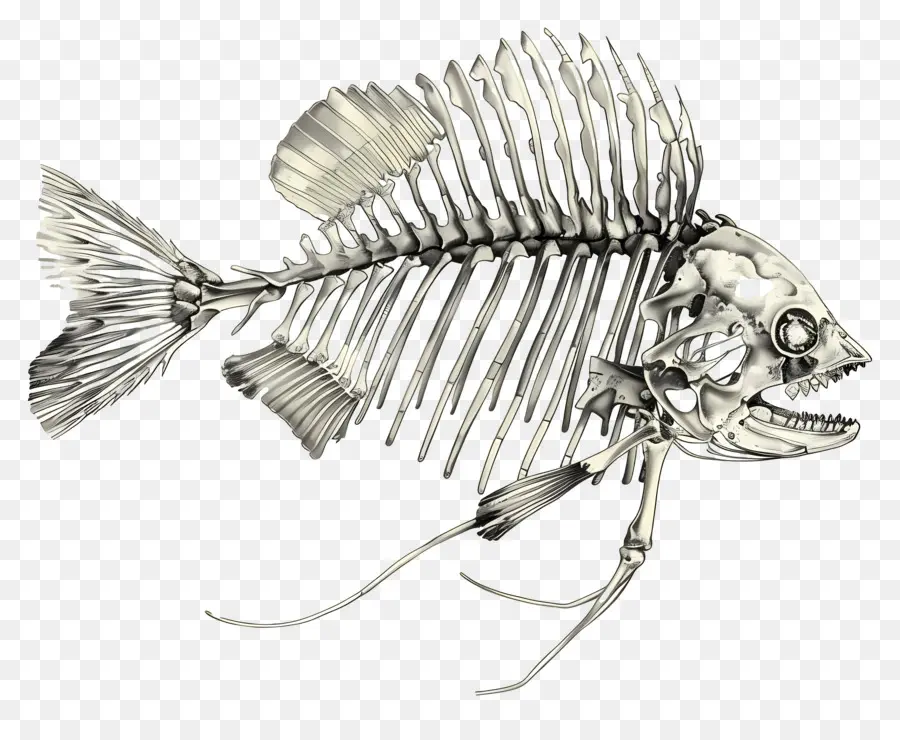 Squelette De Poisson，Poisson PNG