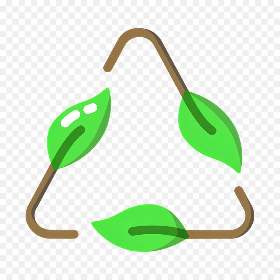 Recycler Les Feuilles，Feuilles Vertes PNG