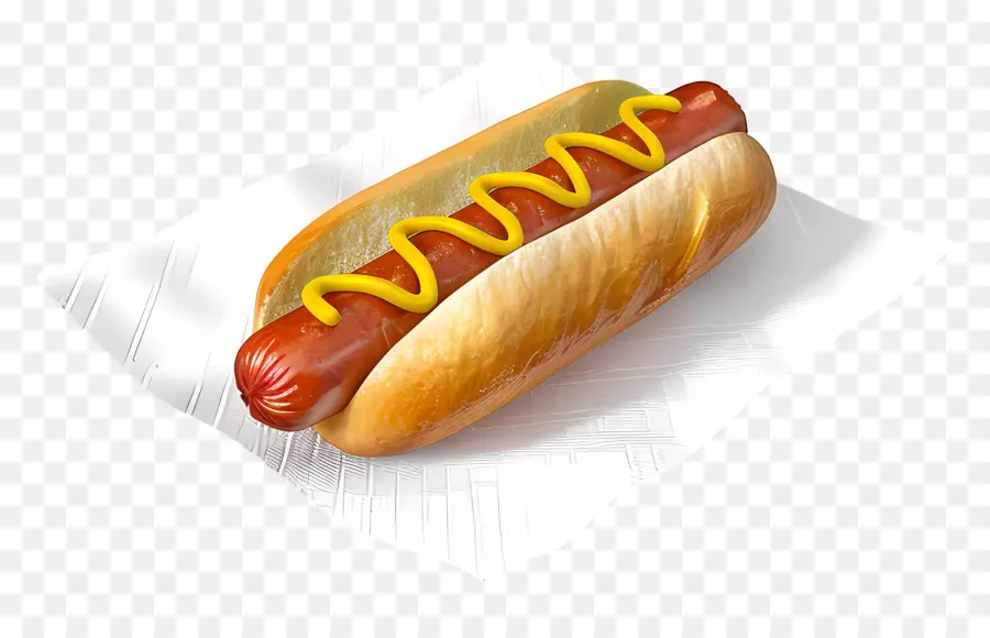 Hot Dog，À La Moutarde PNG