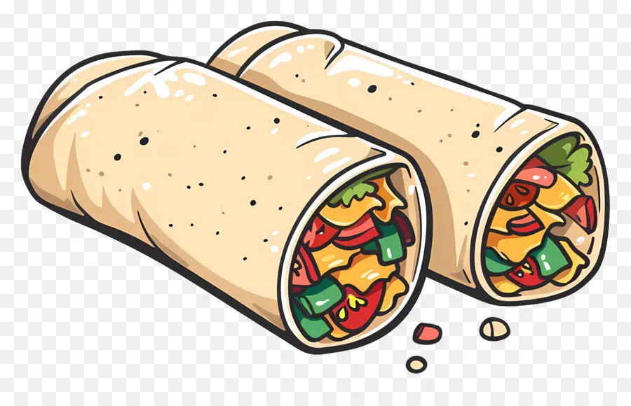 Burritos，Envelopper PNG