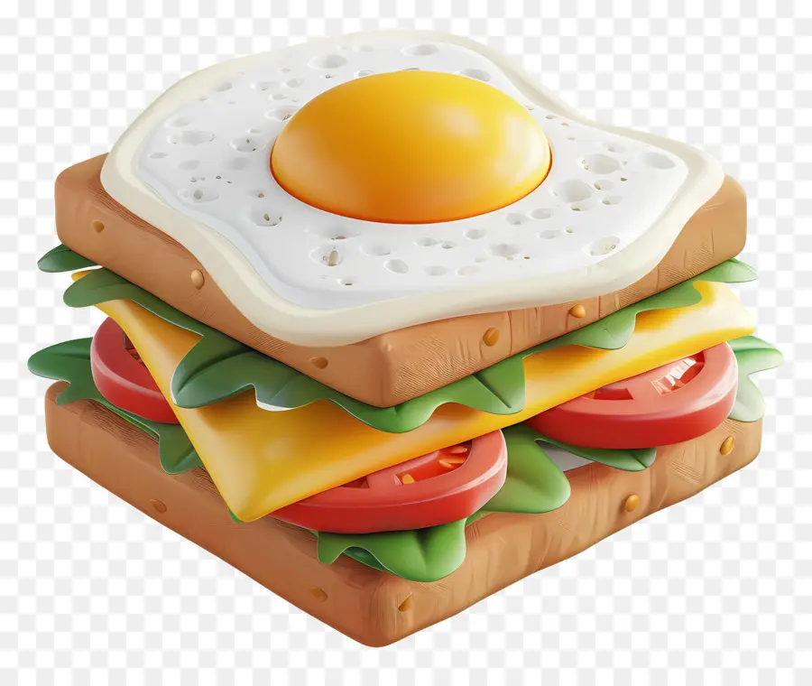 Sandwich，Oeuf PNG