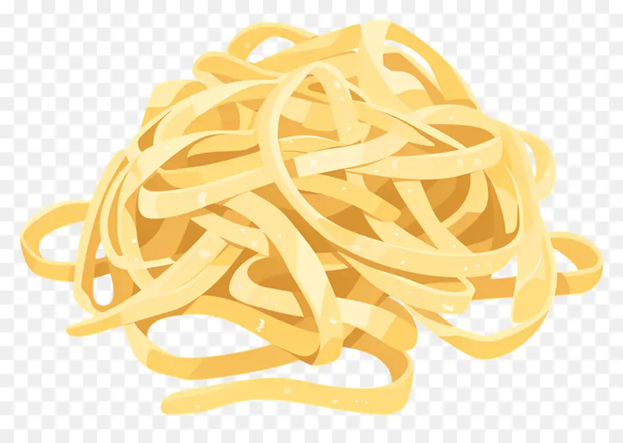 Fettuccine，Nouilles Jaunes PNG