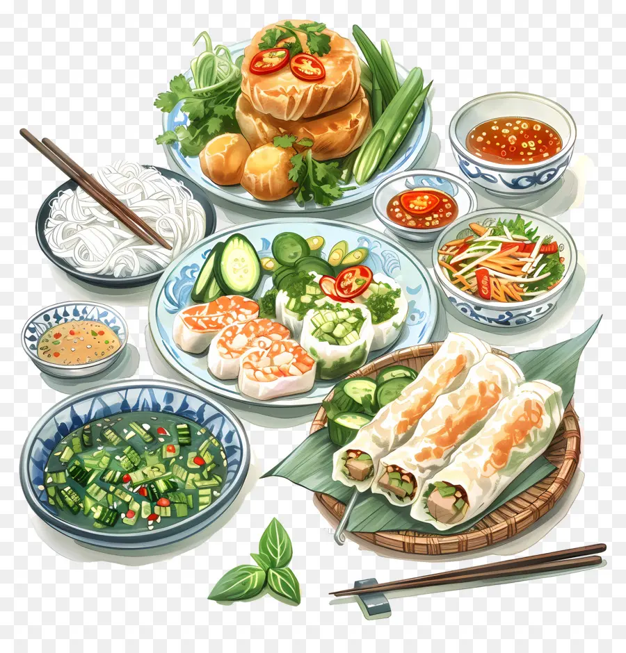 Cuisine Vietnamienne，Cuisine Asiatique PNG