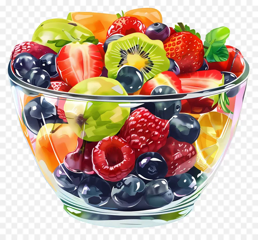 Bol De Fruits，Salade De Fruits PNG