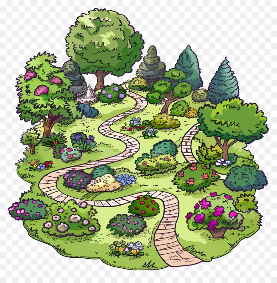 Chemin De Jardin，Voie PNG