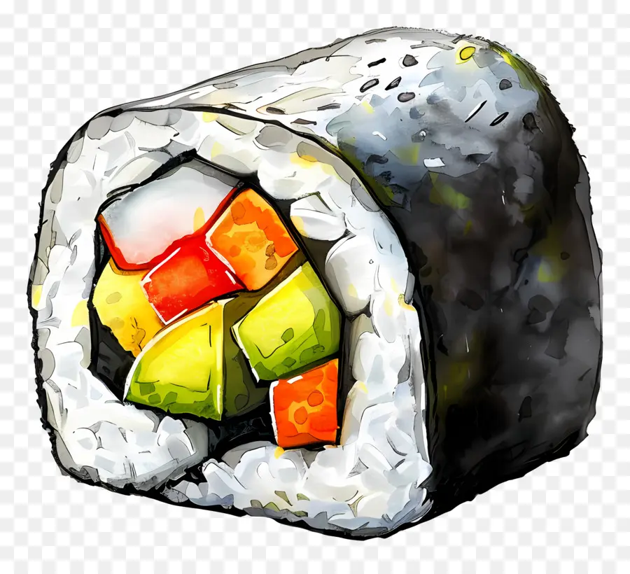 Rouleau De Sushi，Algue PNG