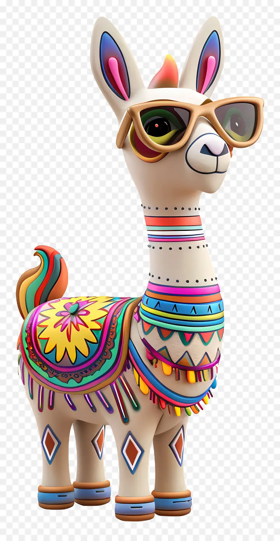 Lama Mignon，Lama Coloré PNG